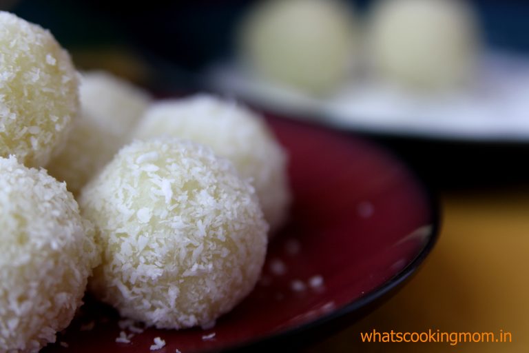 Nariyal Ladoo Whats Cooking Mom