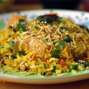 poha with vegetables