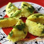 Suji dhokla | Healthy Vegetarian Snack