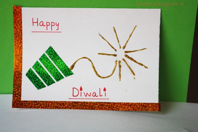 handmade cards for Diwali