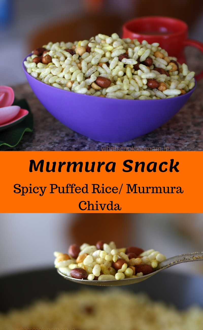 Murmura Snack / spicy puffed rice/ murmura chivda