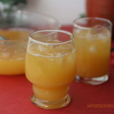 Bel ka Sharbat - It has a very soothing and cool effect on stomach. It has lots of fibre so it is also good for digestion. #drink #summer #indian #bel | whatscookingmom.in