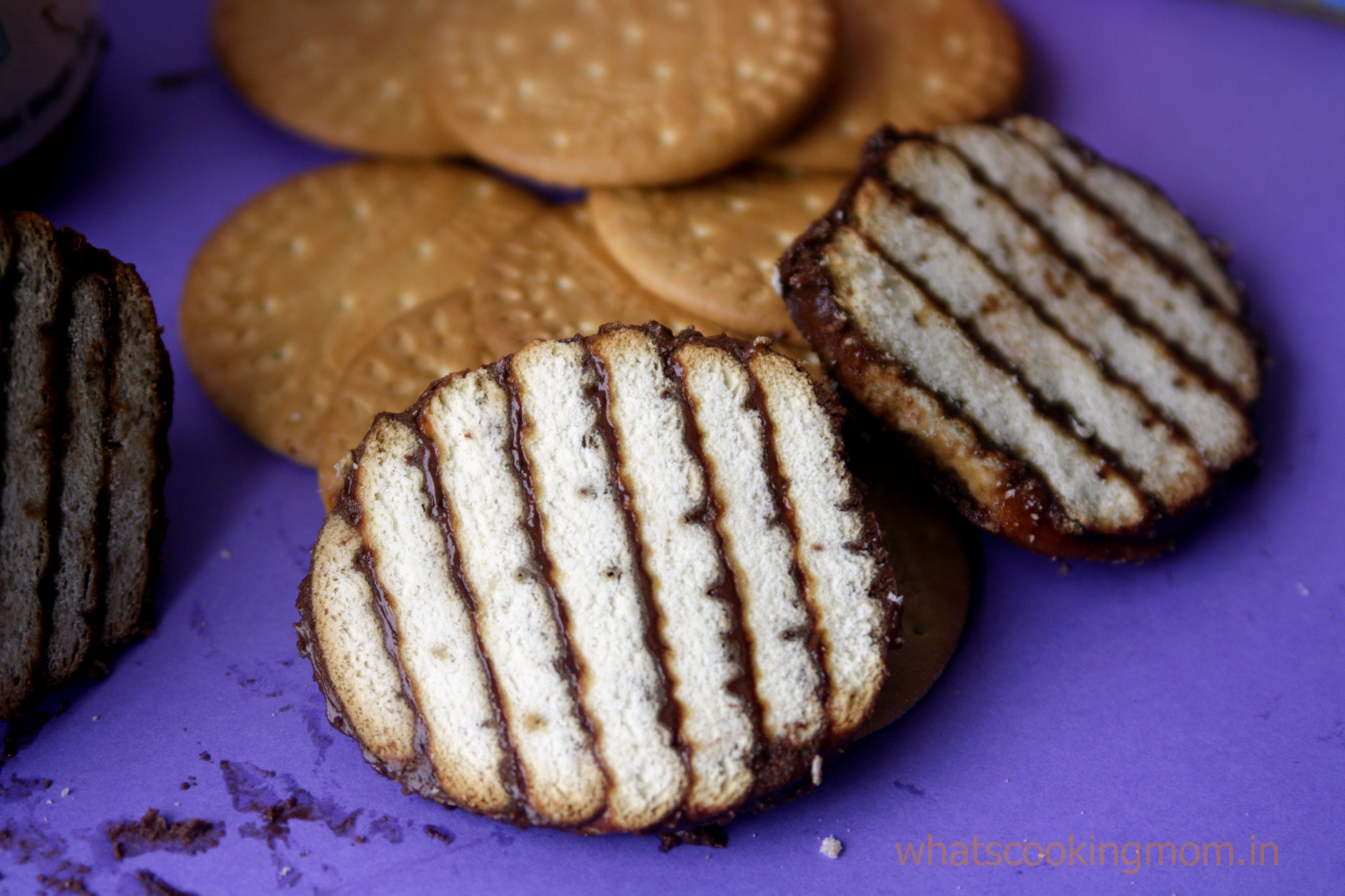 No Bake Choco Marie Biscuit Cake Recipe | A Little Bit of Spice