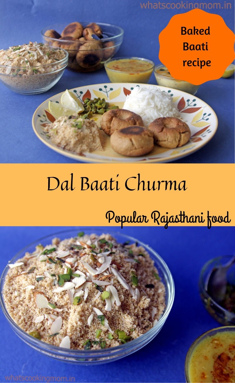 Daal Baati Churma - Traditional Rajasthani food