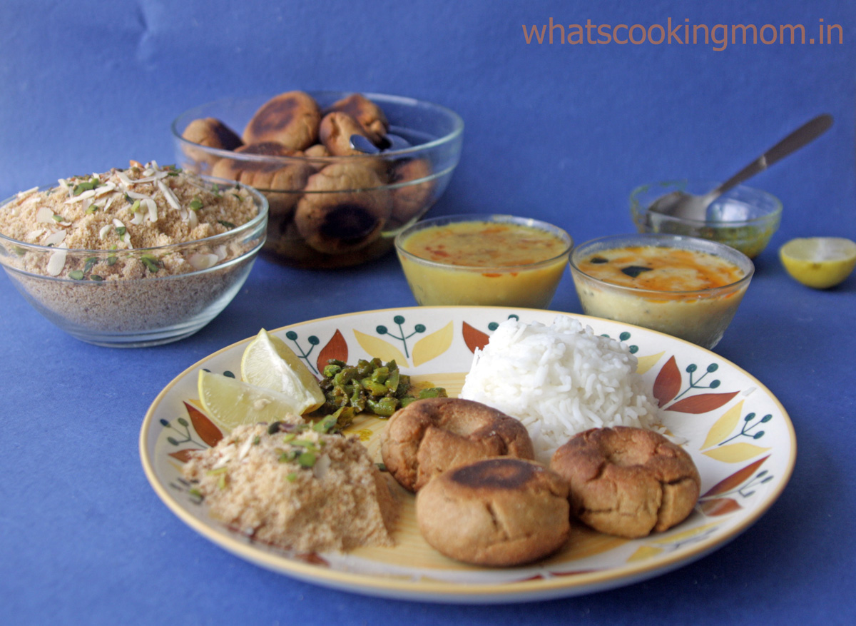 Daal Baati Churma - Traditional Rajasthani food 