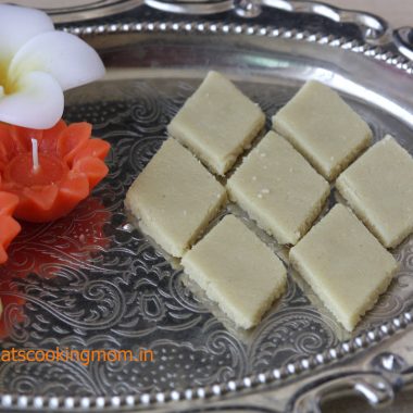 Kaju Katli - cashew nut fudge, a rich yummy, very easy to make, Indian dessert made with 3 ingredients