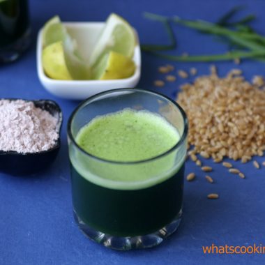wheat grass juice - a very healthy nutritious detox drink full of antioxidants