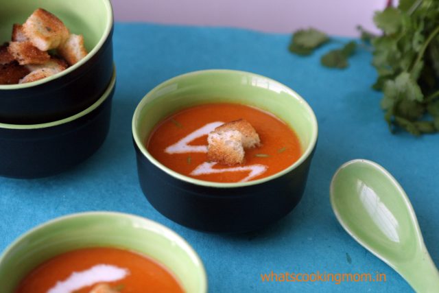 Roasted tomato soup 4