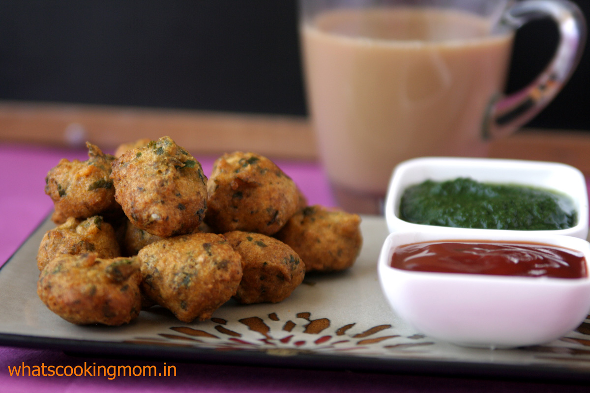Moong Dal Pakode - These vegetarian fritters are winter special traditional food of Jaipur perfect for evening snacks known as Paush Bada
