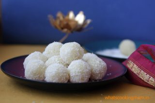 nariyal ladoo - Traditional Diwali recipes, Diwali sweets, festival sweets, Indian