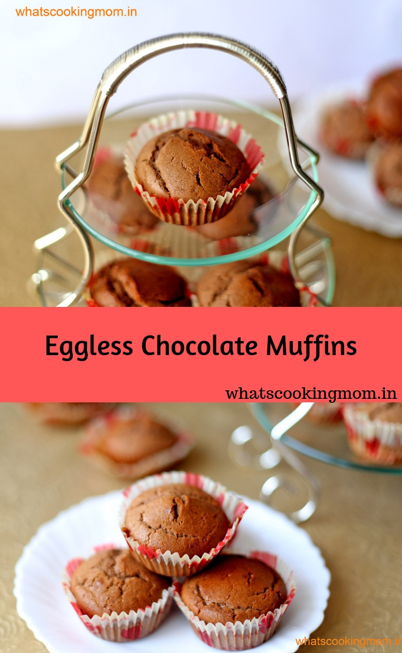 Eggless Chocolate Muffin
