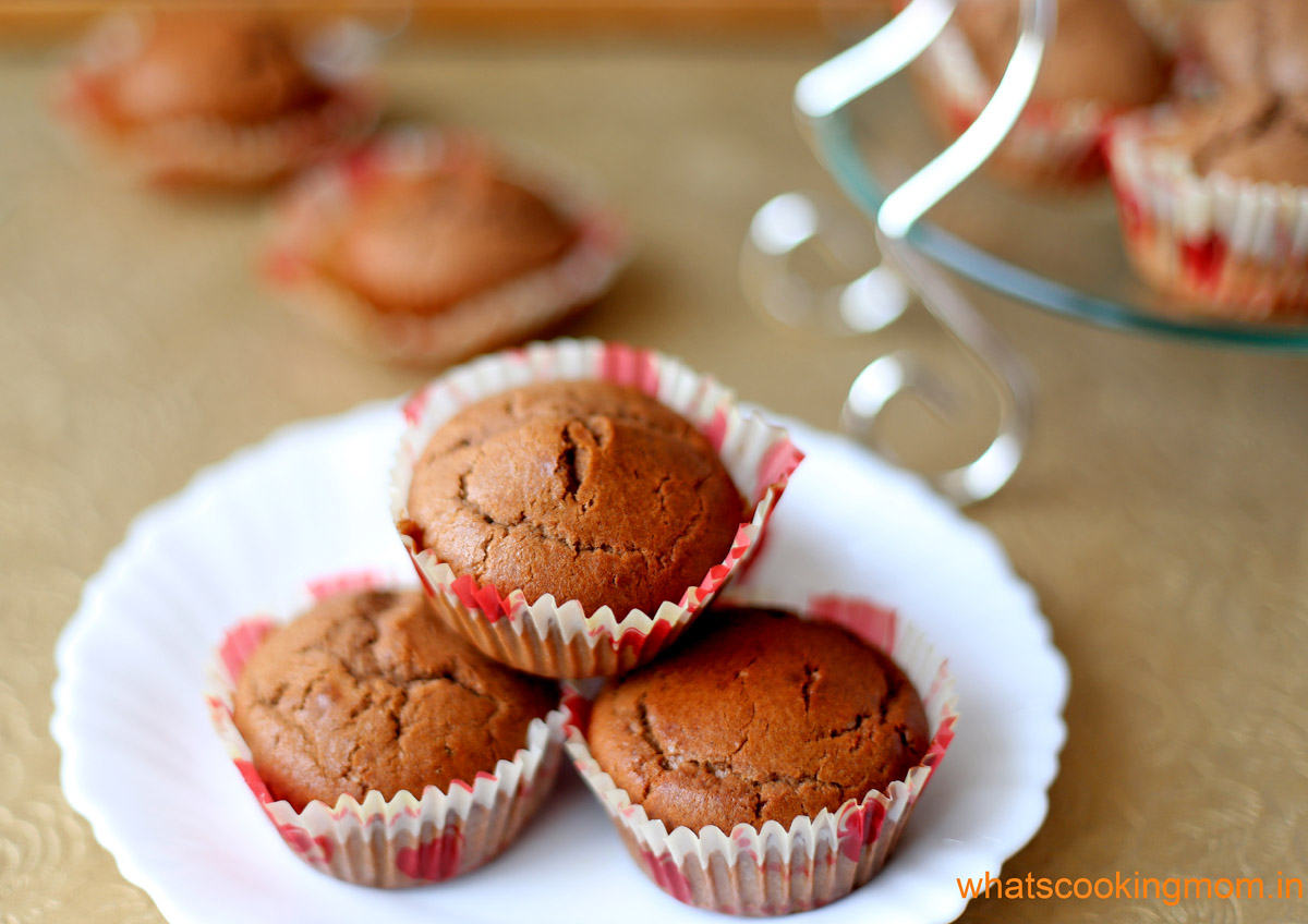 Eggless Chocolate Muffin