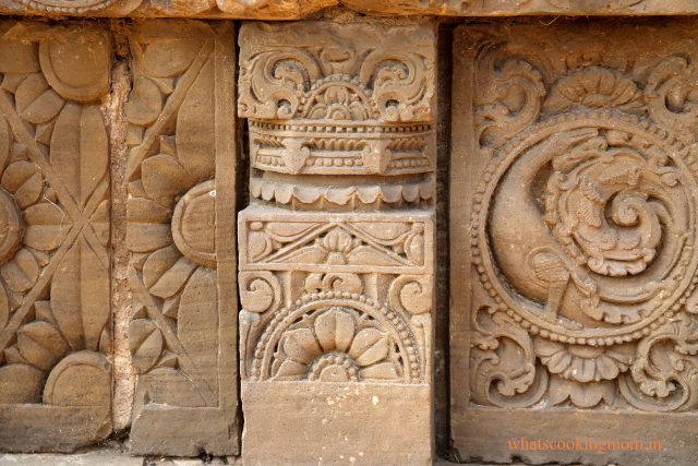 carving Harshat mata temple