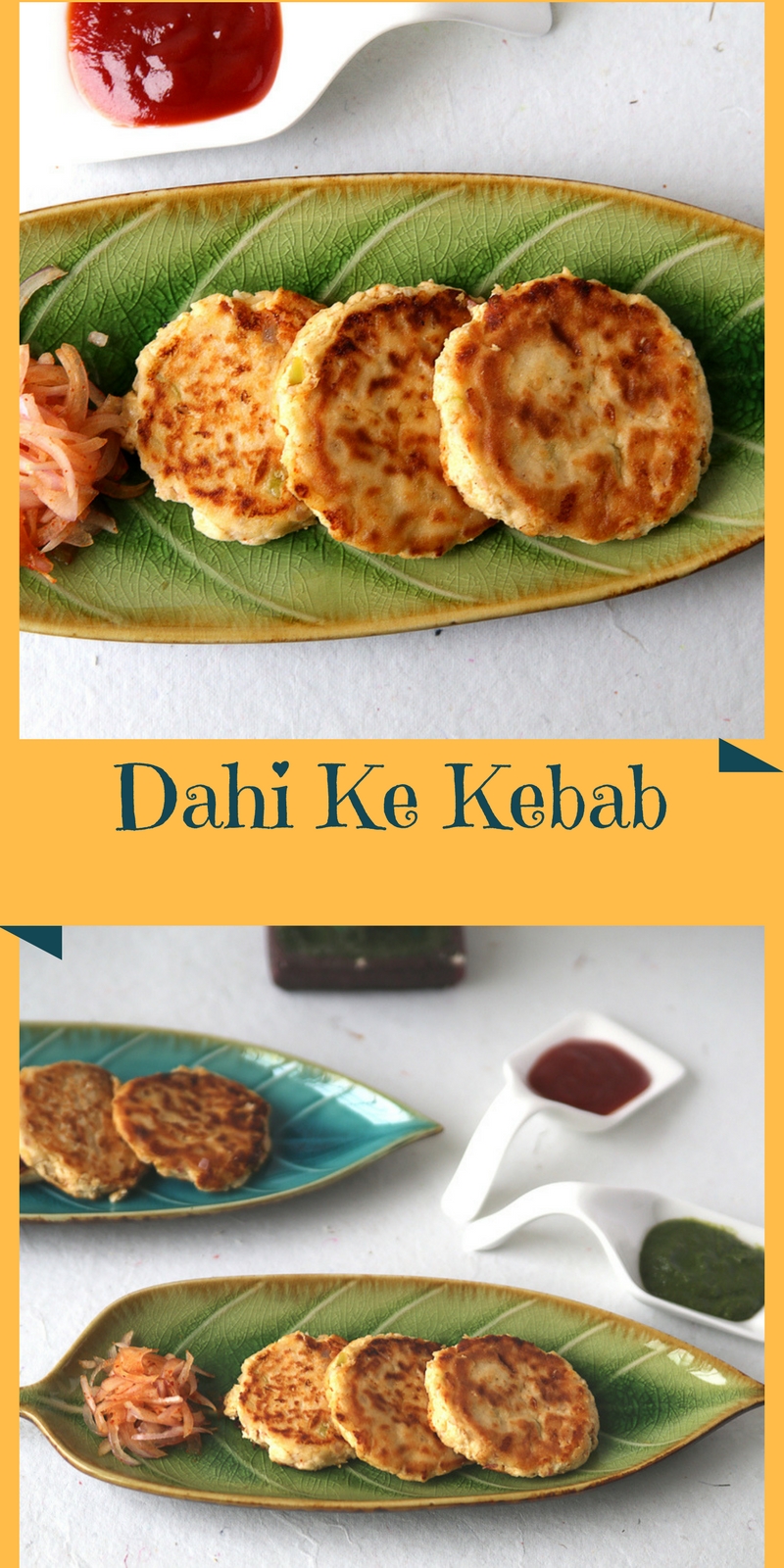 dahi ke kebab - healthy, vegetarian, yummy appetizer, snack
