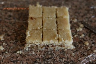 Coconut Burfi with Gulkand - yummy , meli in your mouth #sweet made with #coconut milk #gulkand #indiansweet #eggless
