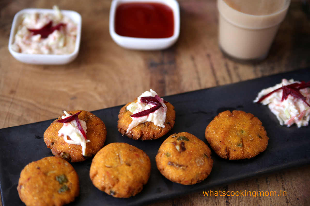 Makka atta cutlet - maize flour cutlets, breakfast, vegetarian, snacks