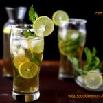 Iced green tea