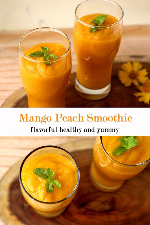 Mango Peach Smoothie