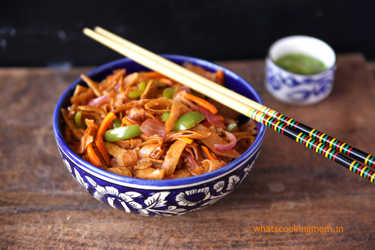 Roti Noodles #vegetarian #healthy #snack #fusionfood