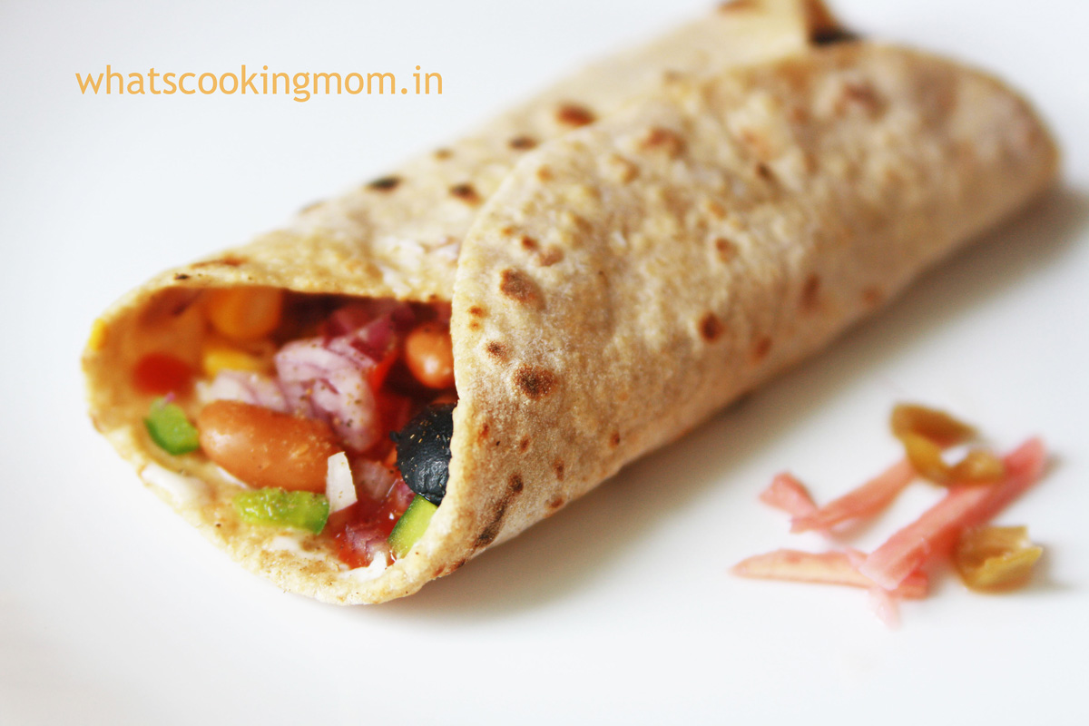 Healthy red kidney bean burrito | 5 fast foods made healthy