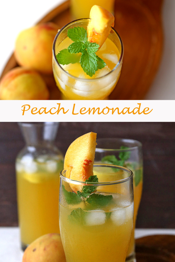 Peach lemonade
