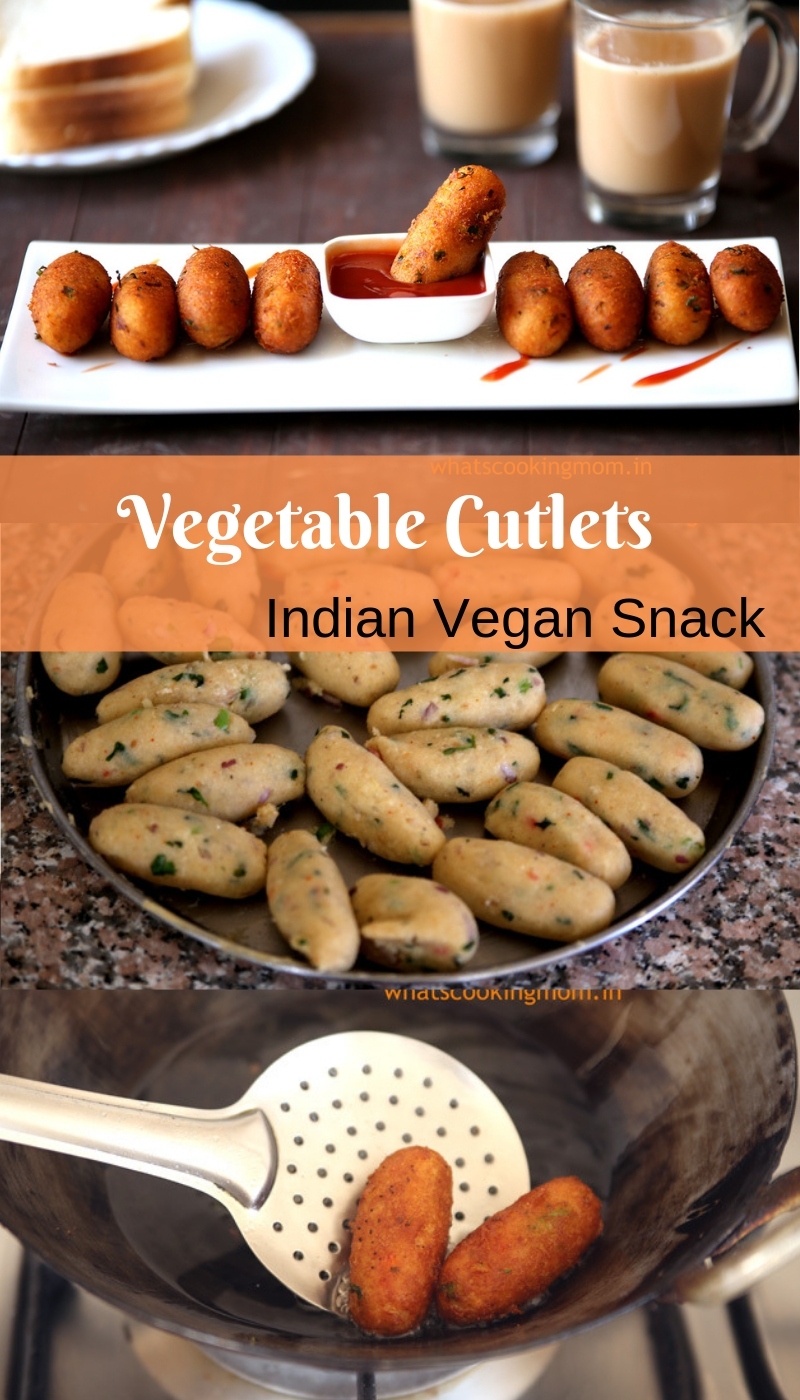 vegetable cutlets - veg patties, #vegetarian Indian fried snack for #breakfast, kitty party #teatimesnack