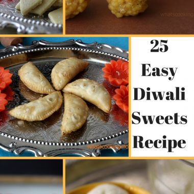 25 Easy Diwali Sweets Recipes - Diwali recipes, festival sweets, quick and easy sweets, Indian recipes