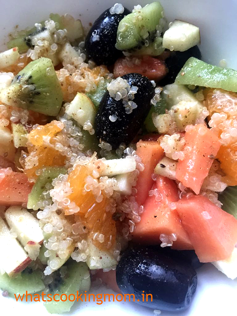 Quinoa salad with fruits