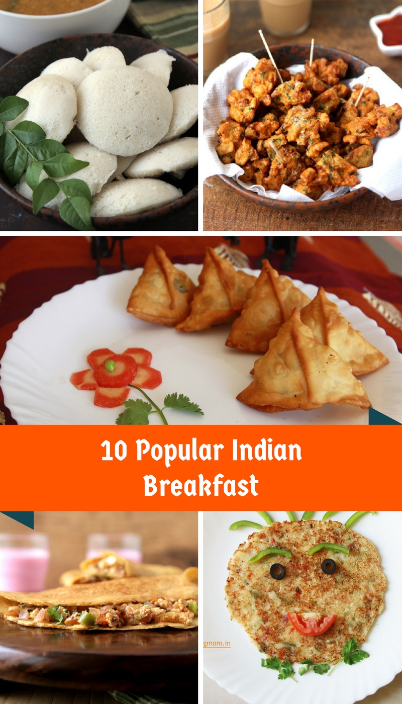 10 popular Indian Breakfast #vegetarian #traditionalfood #indian #breakfast #recipes 