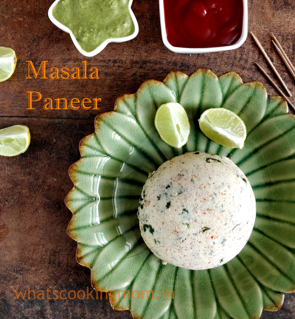 Homemade Masala Paneer - spiced cottage cheese, healthy vegetarian appetizer, nutritious, good for kids